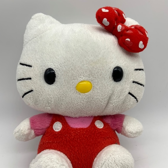 Ty Hello Kitty by Sanrio 2009 Beanie 6" Miniature Collectible Plush - Picture 2 of 9